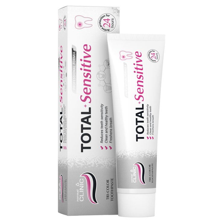 Зубна паста Total+ Чутливість, Normal Clinic 100 мл