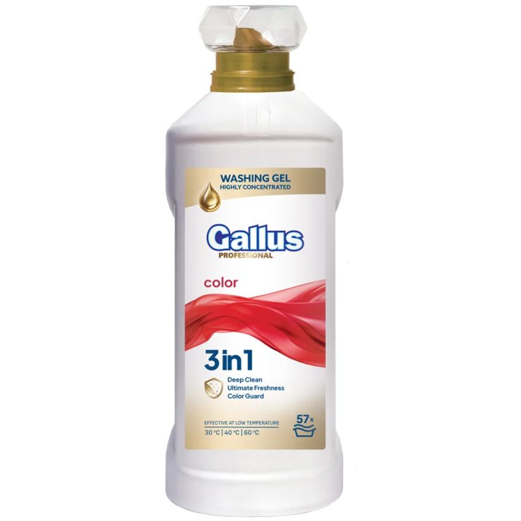 Гель для прання 3в1 Кольоровий, Gallus Professional 2 л