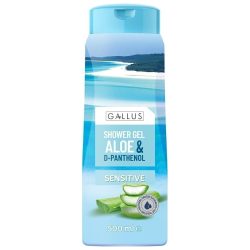 Гель для душу Алое+Д-пантенол, Gallus 500 мл