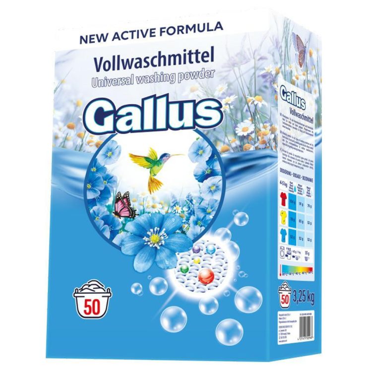 Пральний порошок Універсальний, Gallus 3,25 кг