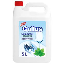 Плин для миття посуду М’ята, Gallus 5 л