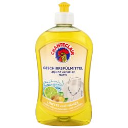 Рідкий засіб для миття посуду Лайм та імбир, ChanteClair 500 мл
