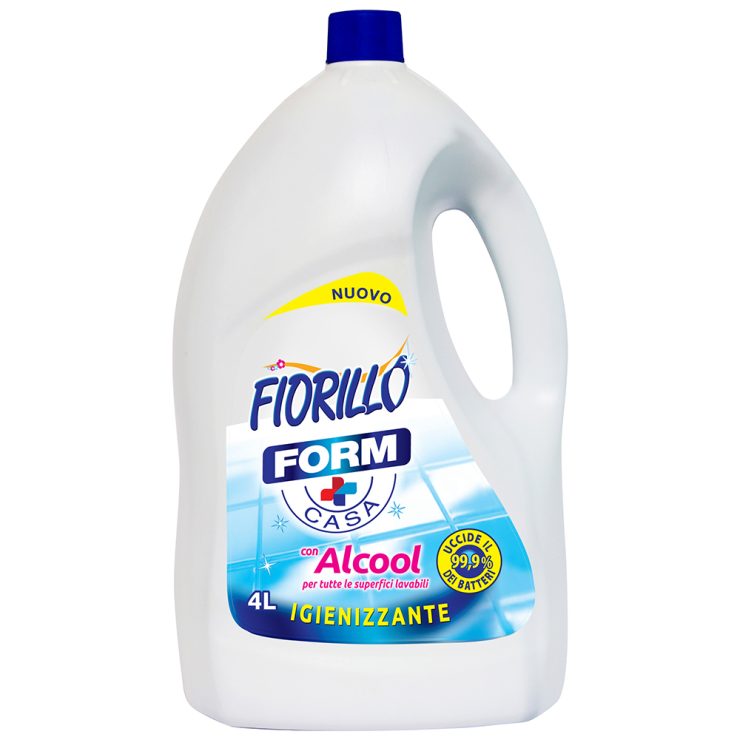 Дезинфікуючий засіб для прибирання усіх поверхонь зі спиртом, Fiorillo 4 л
