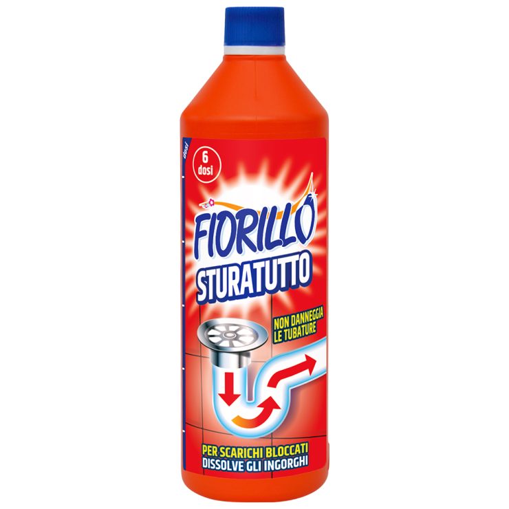 Гель для очищення труб Лужний, Fiorillo 1л