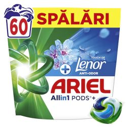 Капсули для прання All-in-1 Touch of Lenor Anti Odor, Ariel 60 шт