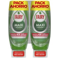 Засіб для миття посуду Maxi power concentrated, Fairy 2×450 мл