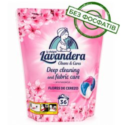 Капсули для прання 4в1 універсальні Flores de Cerezo, Lavandera 36 шт