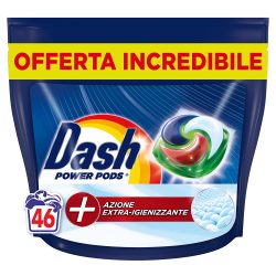 Капсули для прання 3в1 Extra Igienizzante, Dash 46 шт