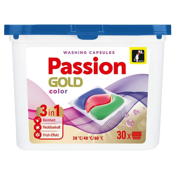 Капсула для прання 3в1 Кольоровий, Passion Gold 30 шт