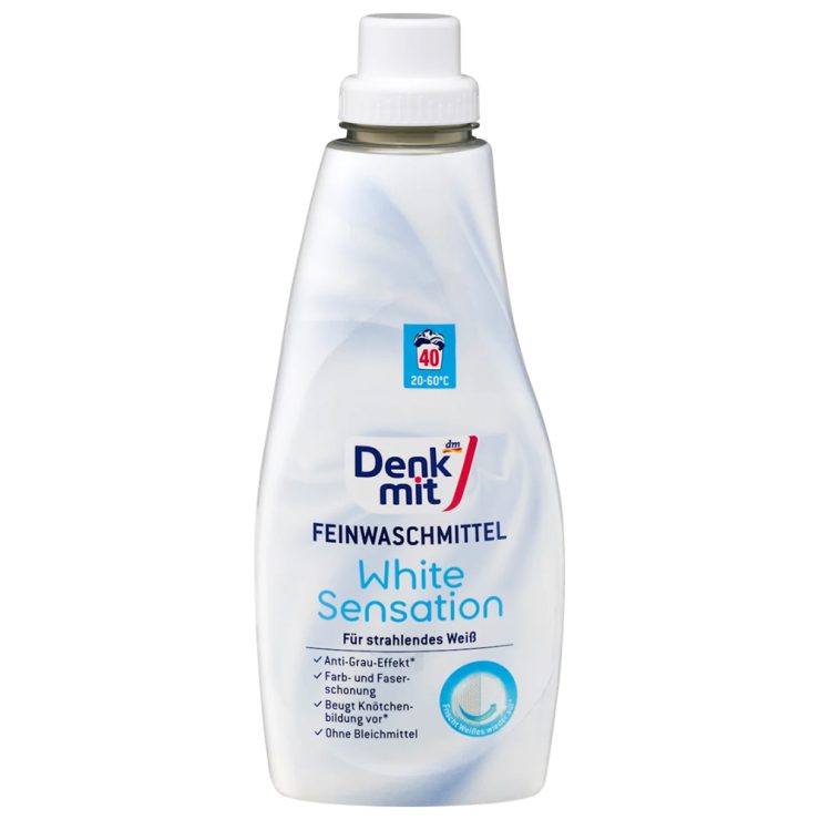Гель для прання білих речей White Sensation, Denkmit 1 л