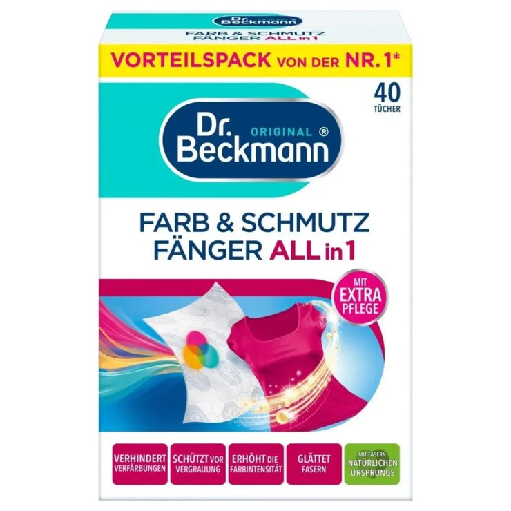 Серветки проти знебарвлення, Dr.Beckmann 20 шт.