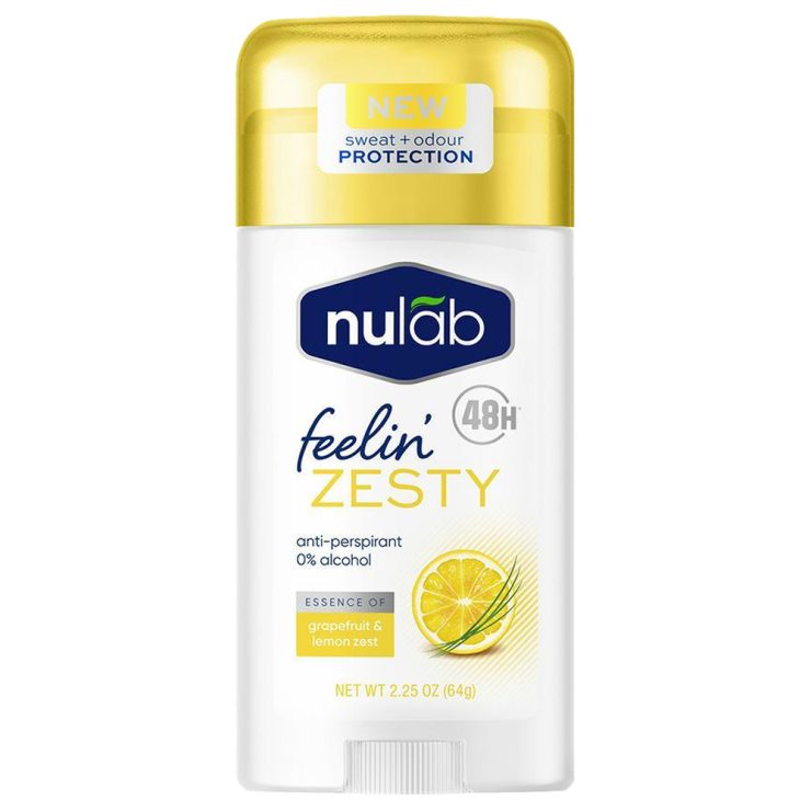 Антиперспірант-стік жіночий Zesty, Nulab 64 г