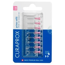 Набір змінних йоржиків Prime Refill, d-0,8 мм, Curaprox 8 шт.