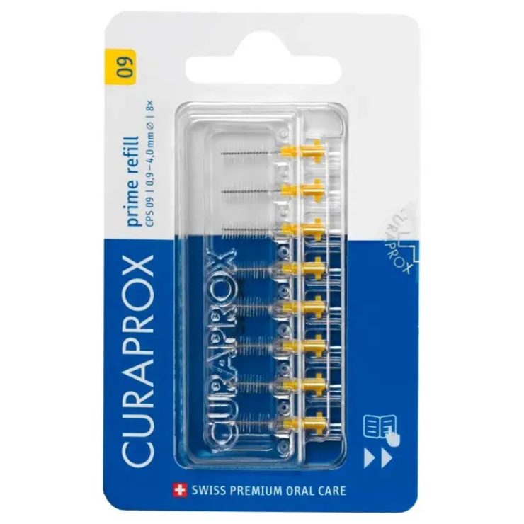 Набір змінних йоржиків Prime Refill, d-0,9 мм, Curaprox 8 шт.