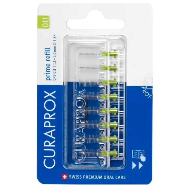 Набір змінних йоржиків Prime Refill, d-1,1 мм, Curaprox 8 шт.