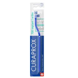 Монопучкова щітка зі згинаючою голівкою “Ortho|Implant”, Curaprox