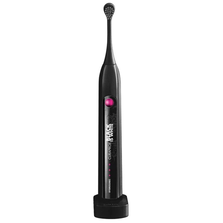 Звукова зубна щітка Hydrosonic Black Is White, Curaprox