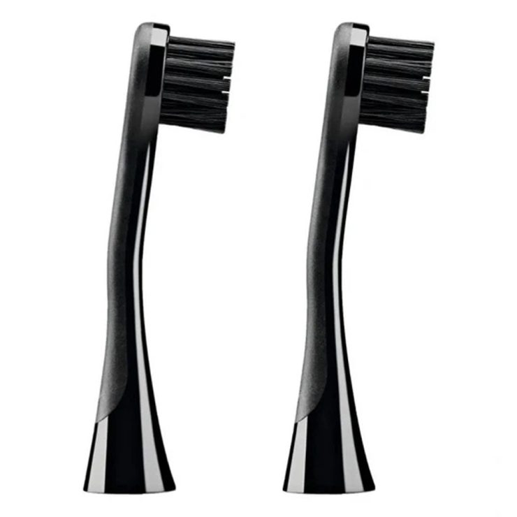 Насадки для звукової щітки Hydrosonic Black Is White Carbon, Curaprox 2шт