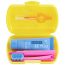 Доброжній набір для догляду за зубами Be You Travel Set жовтий, Curaprox